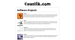 Desktop Screenshot of caustik.com