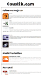 Mobile Screenshot of caustik.com