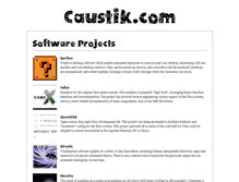 Tablet Screenshot of caustik.com